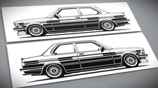 Bmw e21 alpina aufkleber - alpina,
