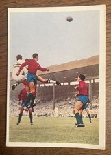 Fußballweltmeisterschaft 1966 Sammelbild Ungarn - Portugal 1 : 3