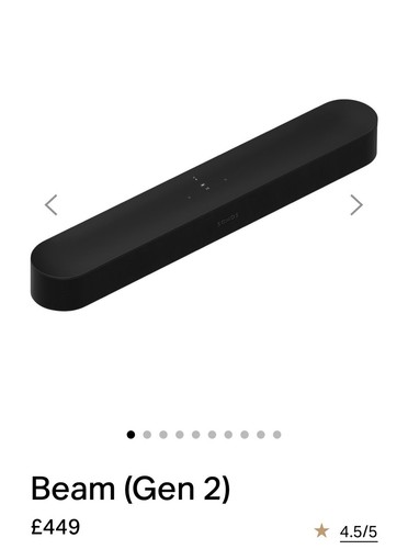 Neue sonos beam gen - neue, soundbar