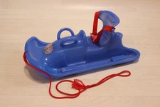 ❤️ Baby Born Schlitten für 43 cm Puppe Zubehör blau mit Rollen