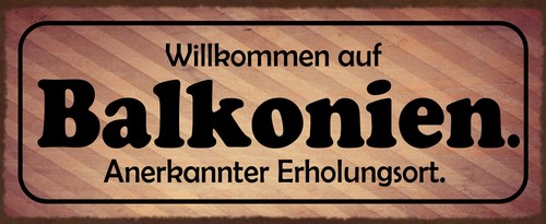 Holzschild 27x10 willkommen - 27x10,