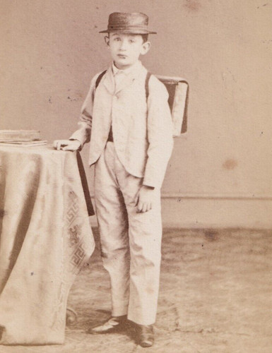 Viktorianischer cdv foto junge - foto,