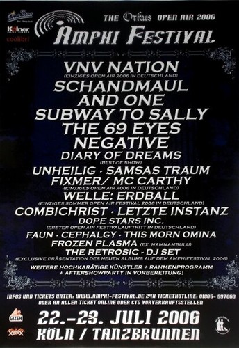 Amphi festival 2006 plakat - -,