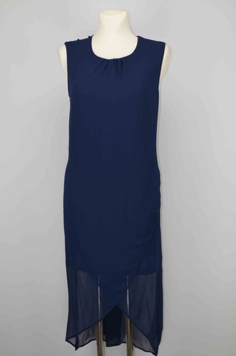 Chiffon kleid 46 - 46, blau