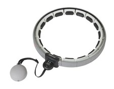 CRIVIT Hula-Hoop-Reifen mit Gewicht Taillenumfang von ca. 60–105 cm grau*B-Ware