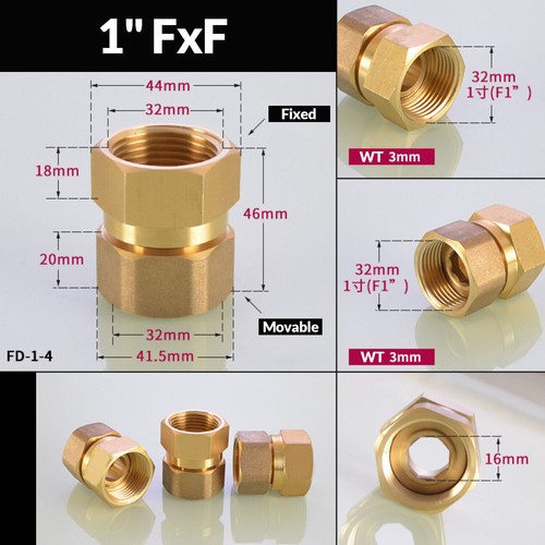 1 zoll gewindefittings - 1/2, 3/4