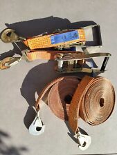 Schwerlast 5000kg Ratschengurte  Spanngurte mit Ratsche und Haken  2 Stück,7 m