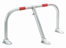 Alberts Parkplatzbügel Parkplatzsperre Sperrbügel umlegbar Poller 450 x 950 mm  