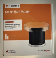 Netatmo NRG01-WW Regenmesser  Wlan Zusatzmodul für Netatmo Wetterstation Schwarz