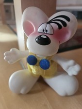 DIDDL MAUS Sammelfigur*Höhe 12 cm*Kunststoff*gelbe Latzhose*top