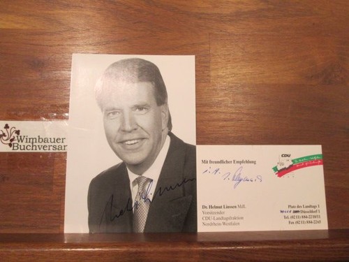 Autogramm helmut linssen - linssen, //