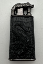 Drachen Feuerzeug Gas Feuerzeug Doppel Flamme nachfüllbar Geschenk Edel