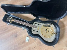 Top Harley Benton Gitarre, Resonator Custom Line Thoman mit Case