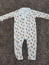 Petit Bateau Strampler Pyjama Schlafanzug Weiß/Creme Eule Gr. 92 (95 cm) *NEU*
