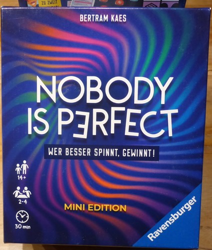 Spiel nobody perfect mini - spiel, is
