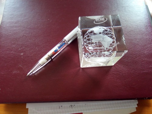Werbe briefbeschwerer - werbe, &
