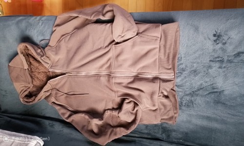 Gefütterte fleece sherpajacke - fleece,