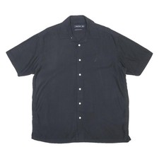 NAUTICA Herren Hemd dunkelblau