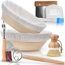 2er Set Gärkörbchen oval