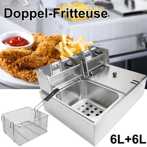 Doppel fritteuse 12l profi - doppel,