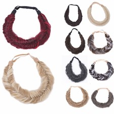 CAISHA Geflochtenes Haarband Haarteil Zopf Stirnband Haarschmuck Elastisch