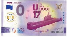 NEU !! 0-Euro-Anniversary-Schein Technik Museum Sinsheim U-Boot 17, XEAW 2025-10