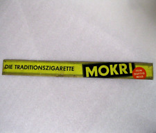 Altes Blechschild MOKRI - Die