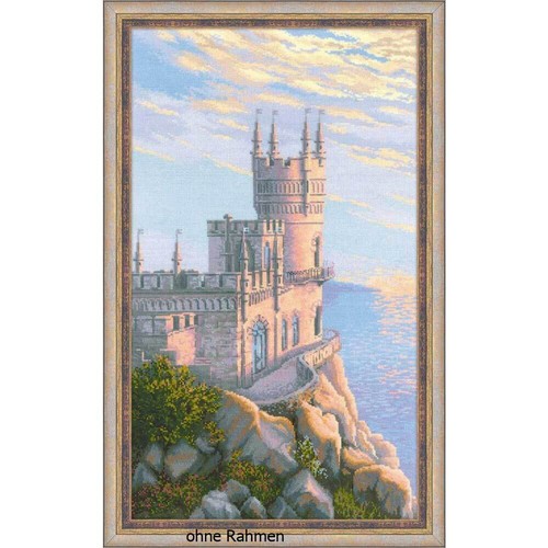 Riolis kreuzstich set burg - kreuzstich-set, "burg