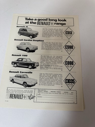 Original 1965 renault - renault, 4