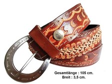 Unisex LEDERGÜRTEL Handmade