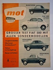 Mot 8/1960 - Fiat 500, Steyr