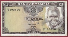 Sambia/Zambia 1 Kwacha P-19