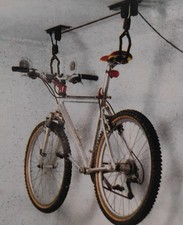 Fahrrad-Lift mit Flaschenzug