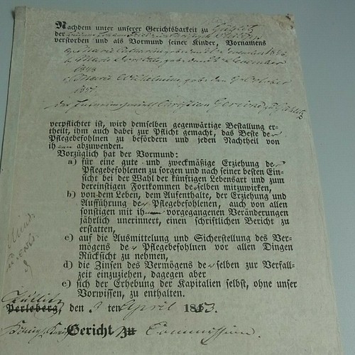 Dokument putlitz 1853 - putlitz,