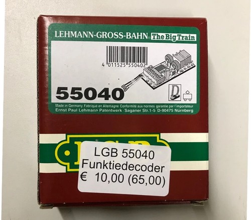 Lgb spur 55040 - spur, g