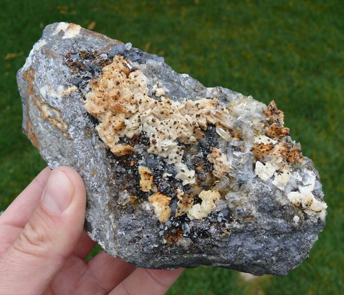 Bleiglanz mit zinkblende und - zinkblende,