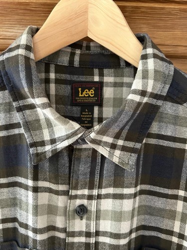 Lee herren flanellhemd - lee, kariert