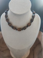 Handmade Kette. Tigerauge