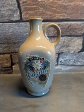 Enzian Steinkrug Steingut Deko Schnapskrug 