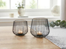 Windlicht 2er Set Modern
