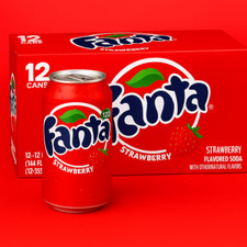 (0,40 EUR/100ml) Fanta Strawberry USA 12x0,355ml Vorteilspack (inkl. Pfand)
