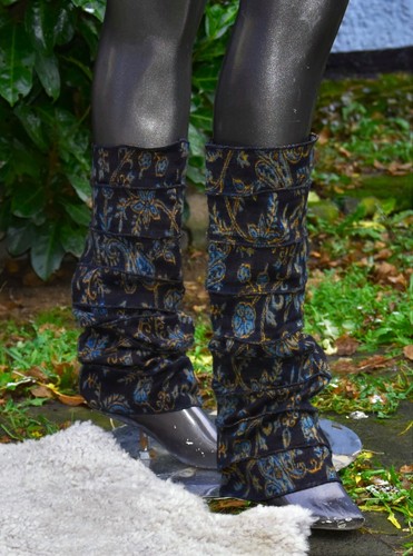 Beinstulpen legwarmers paisley - beinstulpen,legwarmers,