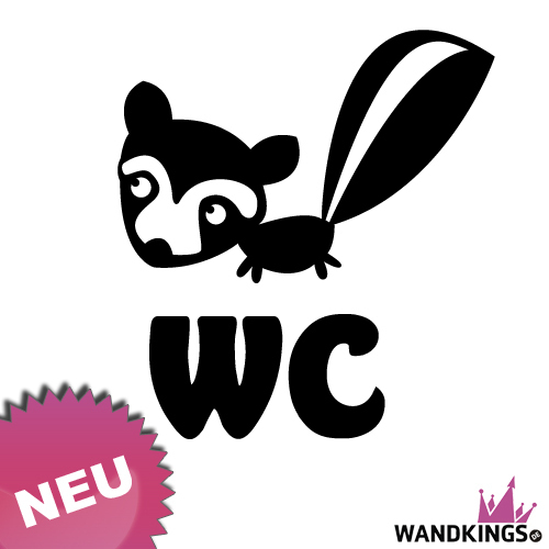 Wandkings türaufkleber - türaufkleber, wc