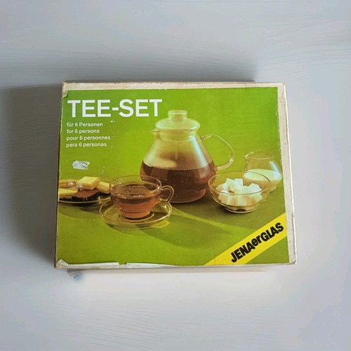 Tee set teeservice jenaer - jenaer, glas