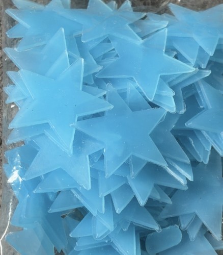 Blau leuchtende sterne - blau,
