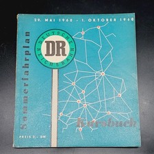 Deutsche Reichsbahn - Kursbuch mit Beilage Sommerfahrplan 1960 Original 