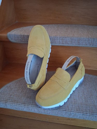 Tamaris gelbe wildleder - gelbe,