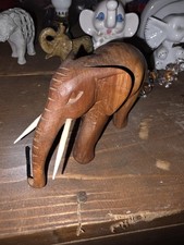 Elefant Holz Handgeschnitzt