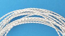 Kordel-Silber-Draht 1,2 mm Stark Fein 999,9 geflochten Rund Massiv Poliert NEU