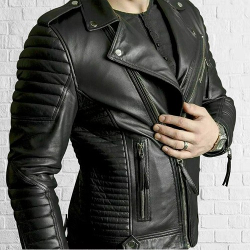 Herren schwarze lederjacke - herren,